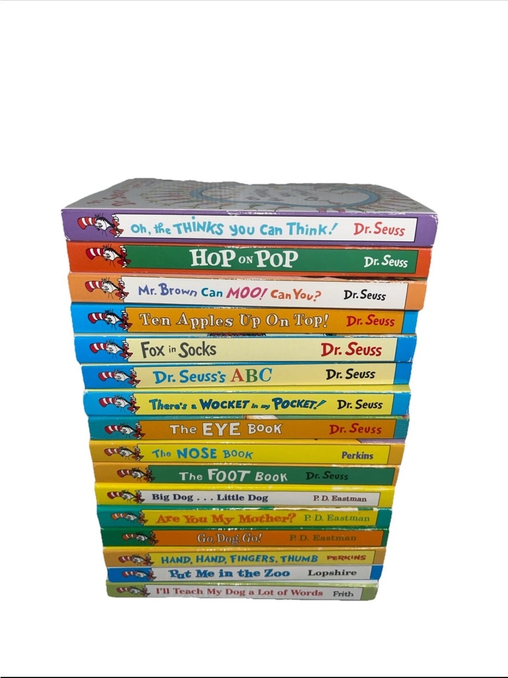 Bright and Early Board Book Lot of 16 Small Dr Seuss Board Books
